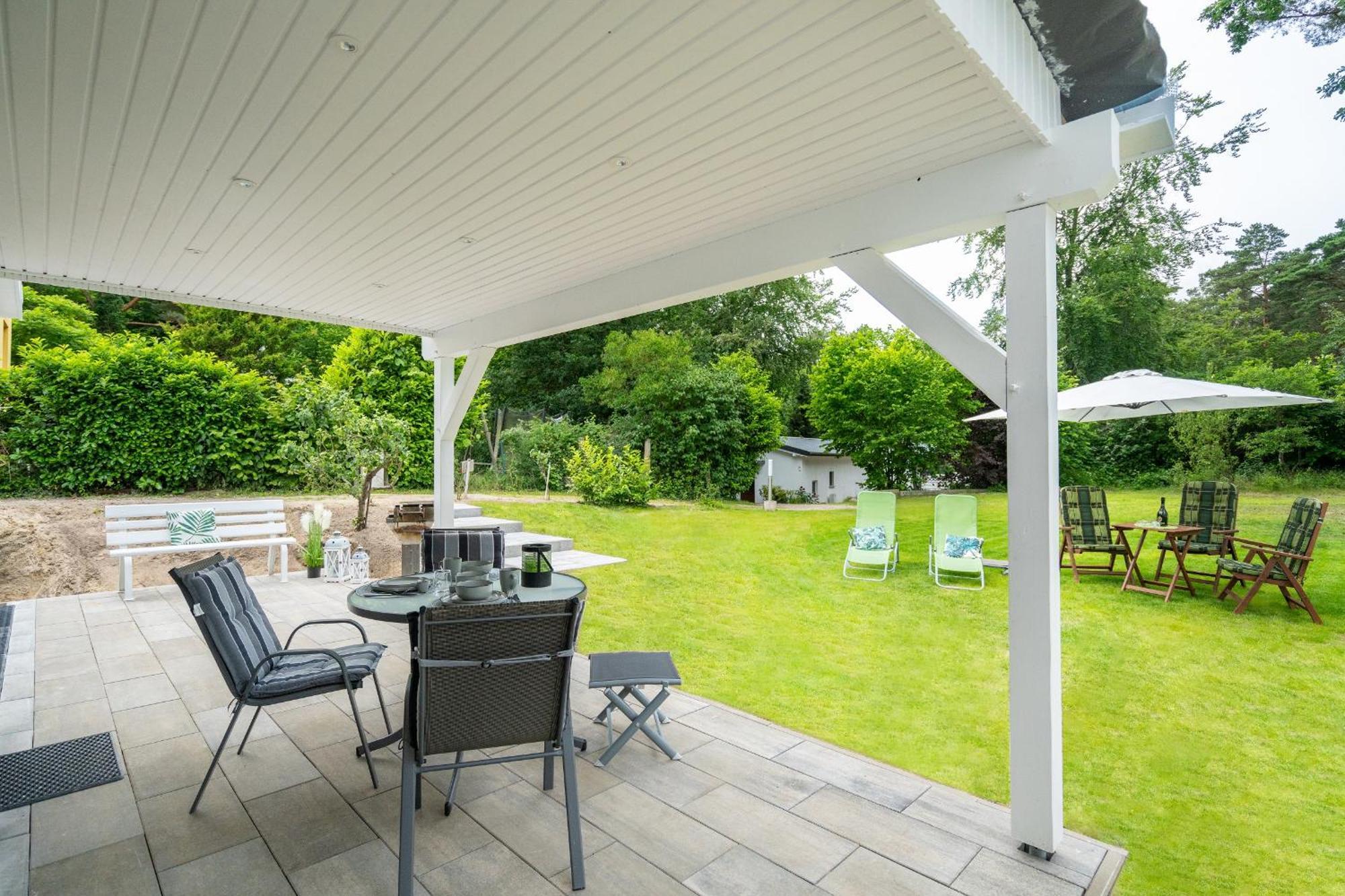 Gerhart-Hauptmann-Strasse 1A Ferienhaus Gartenidylle Kölpinsee エクステリア 写真