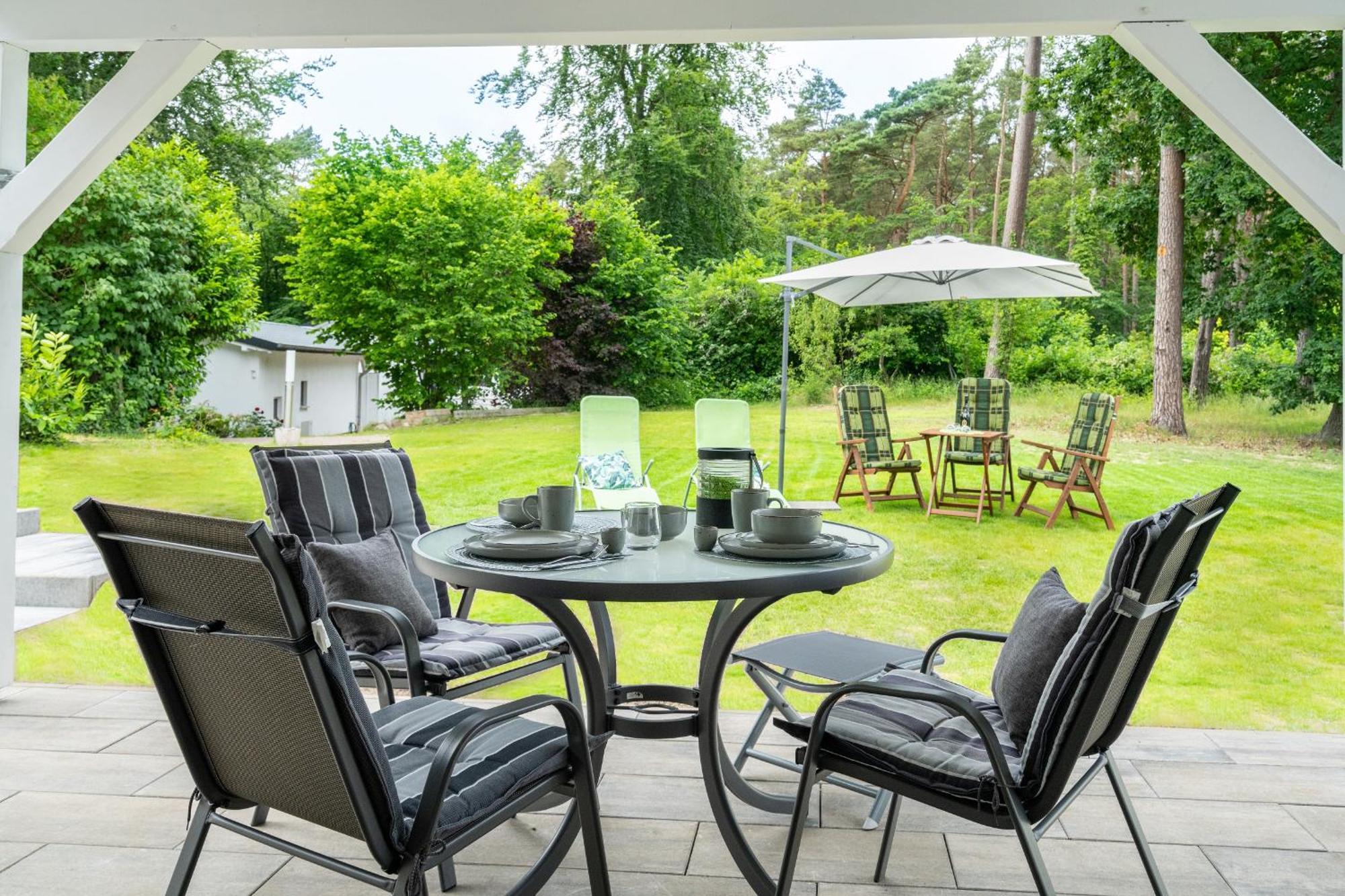 Gerhart-Hauptmann-Strasse 1A Ferienhaus Gartenidylle Kölpinsee エクステリア 写真